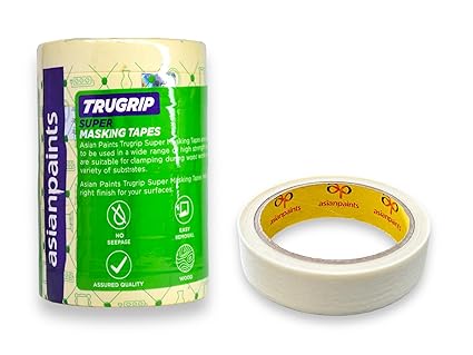Asian Paints Trugrip Super Masking Tape ( Abro Tape ), 3/4'' - BUILDRUN