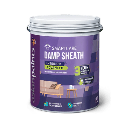 Asian Paints SmartCare Damp Sheath Interior Advanced Waterproofing Primer, 20L - BUILDRUN