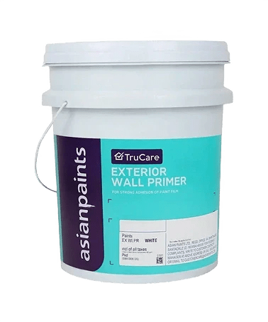 Asian Paints TruCare Exterior Wall Primer, Water Thinnable, 20 Litre - BUILDRUN
