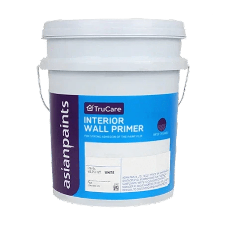 Asian Paints TruCare Interior Wall Primer, Water Thinnable, 20 Litre - BUILDRUN