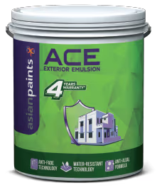 Asian Paints Ace Exterior Emulsion, Base White