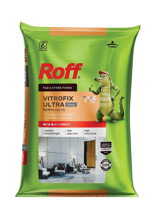 Roff T05 VFA Ultra Tile Adhesive, Grey , 20 Kg Bag - BUILDRUN